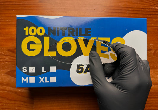 Gants Nitrile – Médical et Alimentaire 100 pièces